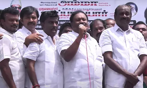 ஸ்டாலினை முதல்வர் ஆக்குவோம்.. அதிமுக ஆர்ப்பாட்டத்தில் வாய்தவறி பேசிய திண்டுக்கல் சீனிவாசன்