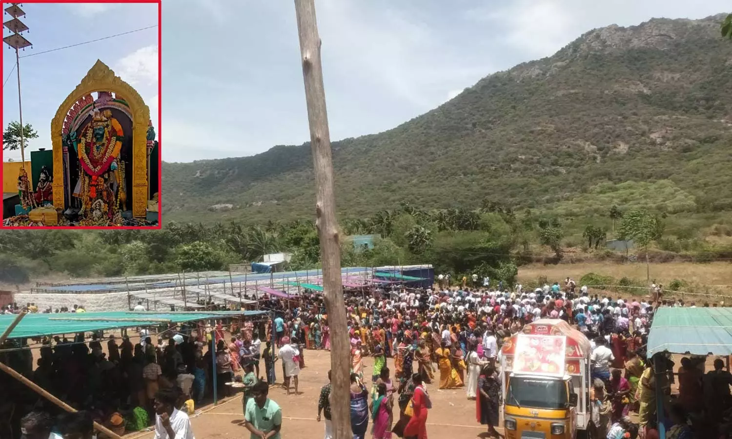 திண்டுக்கல் அருகே கோவில் திருவிழாவில் 355 ஆடுகள் பலியிட்டு நேர்த்திக்கடன் திண்டுக்கல் அருகே கோவில் திருவிழாவில் 355 ஆடுகள் பலியிட்டு நேர்த்திக்கடன்