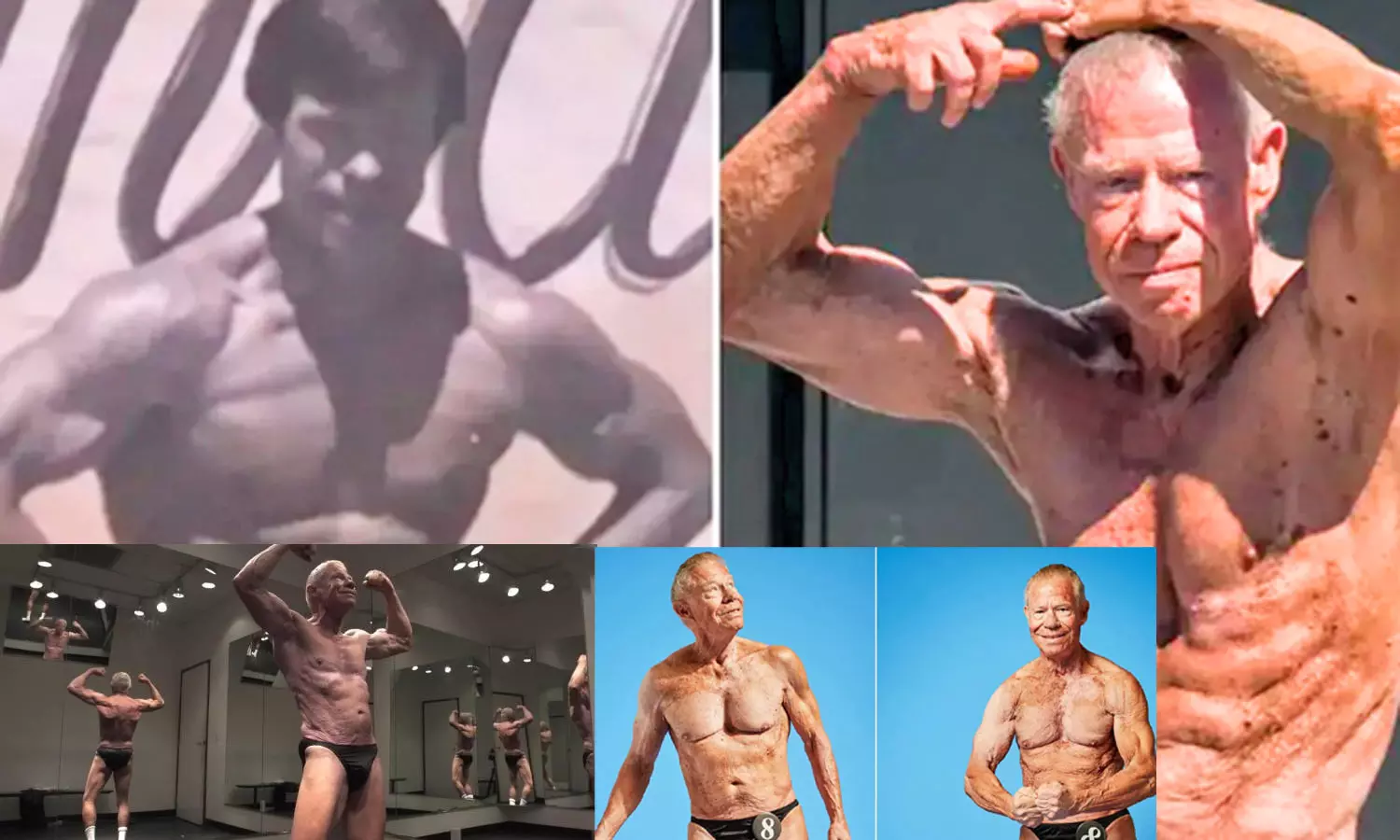 90 வயதிலும் ஜிம்முக்கு செல்லும் பாடிபில்டர்