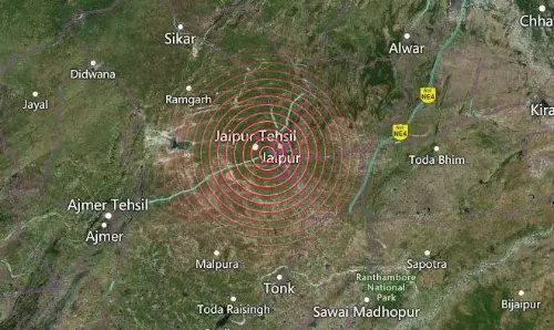 ஜெய்ப்பூரில் நில அதிர்வு- ரிக்டர் அளவில் 4.4 ஆக பதிவு