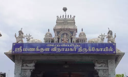 புதுச்சேரி மணக்குள விநாயகர் கோவிலின் மேலும் ரூ.1 கோடி மதிப்பிலான நிலம் அபகரிப்பு- கமிட்டி புகார்