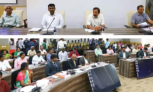 பல்கலைக்கழகங்களின் துணை வேந்தர்களுடன் அமைச்சர் பொன்முடி ஆலோசனை