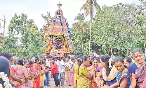 கங்கவராக நதீஸ்வரர் கோவிலில் ஆடிப்பூர தேரோட்டம்