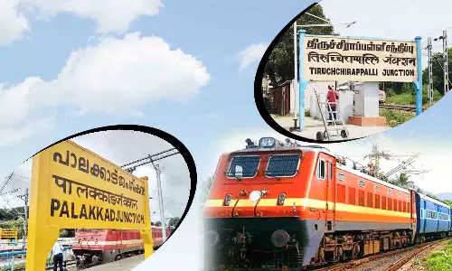 திருச்சி-பாலக்காடு ரெயில் வழக்கம் போல் இயக்கம்
