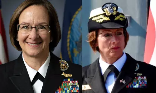 அமெரிக்க ராணுவ வரலாற்றில் மைல்கல்: கப்பற்படை தலைமை பதவிக்கு பெண் அதிகாரியை நியமித்தார் ஜோ பைடன்