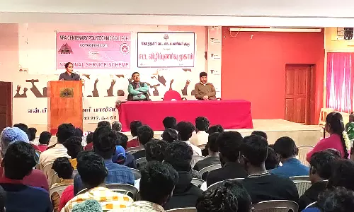 என்.பி.ஏ. பாலிடெக்னிக் கல்லூரியில் சட்ட விழிப்புணர்வு முகாம்