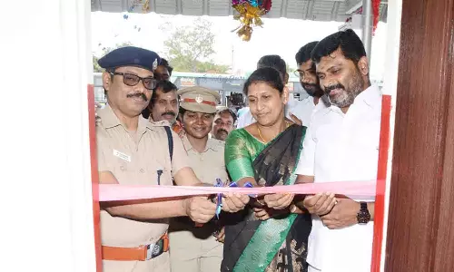 மாலைமலர் செய்தி எதிரொலி  பல்லடம் பஸ் நிலையத்தில்   புறக்காவல் நிலையம் திறப்பு