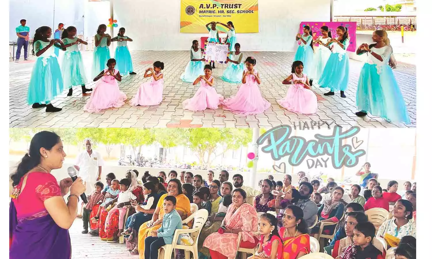 காந்திநகர் ஏ.வி.பி., பள்ளியில் பெற்றோர்கள் தின விழா காந்திநகர் ஏ.வி.பி., பள்ளியில் பெற்றோர்கள் தின விழா
