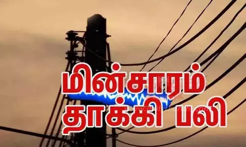 மின்சாரம் தாக்கியதில் தனியார் நிறுவன பெண் ஊழியர் பலி