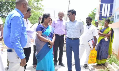 பேரூராட்சி ஆணையரக இயக்குனர் ஆய்வு