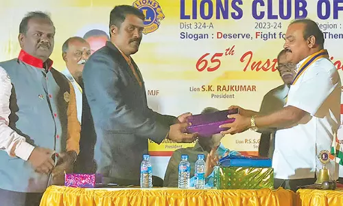 தூத்துக்குடி லயன்ஸ் கிளப் புதிய நிர்வாகிகள் பதவி ஏற்பு