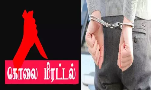 லாரி டிரைவரை தாக்கி கொலை மிரட்டல்