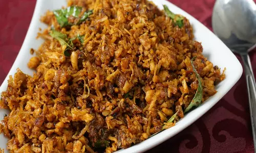 15 நிமிடத்தில் செய்யலாம் சிக்கன் பொடிமாஸ்...