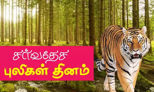 ஆனைமலை புலிகள் காப்பகத்தில் புலிகள் தின விழா போட்டிகள் மாணவர்கள் பங்குபெற வனத்துறை அழைப்பு