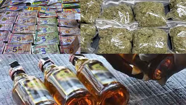 பாண்டமங்கலம் பகுதியில் சட்ட விரோதமாக மது, கஞ்சா, லாட்டரி விற்பனை பாண்டமங்கலம் பகுதியில் சட்ட விரோதமாக மது, கஞ்சா, லாட்டரி விற்பனை