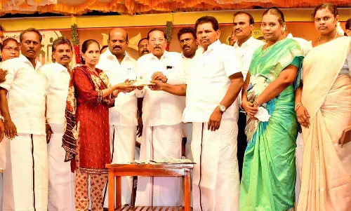 திருச்செந்தூரில் தி.மு.க. பொதுக்கூட்டம்: அமலாக்கத்துறை 2026-ல் காணாமல் போய்விடும் - ஆர்.எஸ்.பாரதி பேச்சு