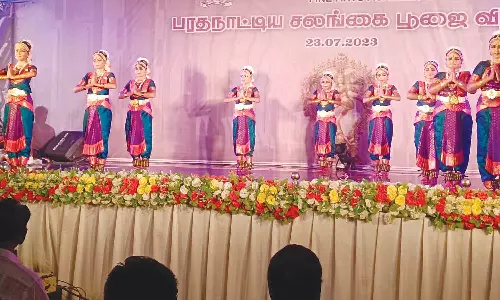 மயிலாடுதுறையில், பரதநாட்டிய சலங்கை பூஜை விழா