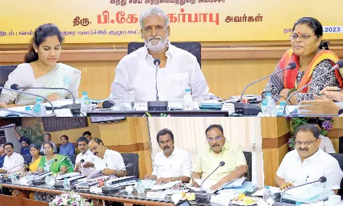 சென்னை பெருநகர வளர்ச்சி குழும கூட்டம்: அமைச்சர் பி.கே.சேகர்பாபு ஆலோசனை