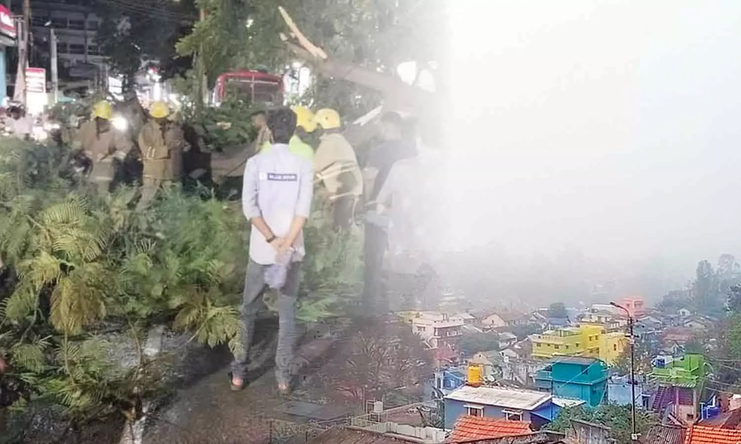 மாவட்டத்தில் மழை நீடிப்பு: சேலத்தை குளிர்வித்த மழை- மரம் சாய்ந்து சாலையில் விழுந்தது மாவட்டத்தில் மழை நீடிப்பு: சேலத்தை குளிர்வித்த மழை- மரம் சாய்ந்து சாலையில் விழுந்தது