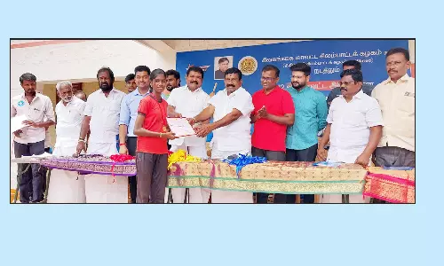 மாவட்ட அளவிலான சிலம்ப போட்டி