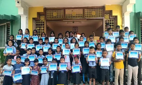 இலஞ்சி பாரத் மாண்டிசோரி பள்ளியில் புத்தக திறனறி போட்டிகள்