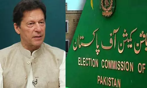 பாகிஸ்தான் முன்னாள் பிரதமர் இம்ரான்கானுக்கு எதிராக தேர்தல் ஆணையம் கைது வாரண்ட்