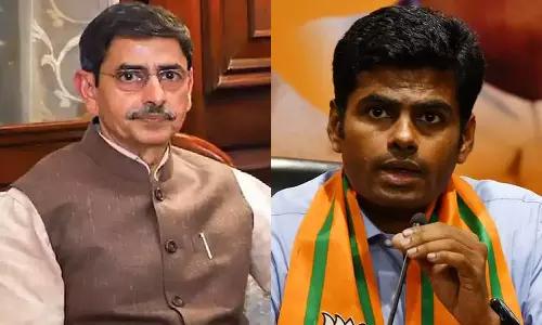 கவர்னரை இன்று சந்திக்கிறார் அண்ணாமலை