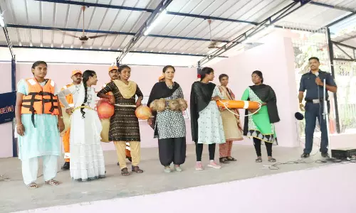 தேசிய பேரிடர் மீட்பு படையினர் ஒத்திகை