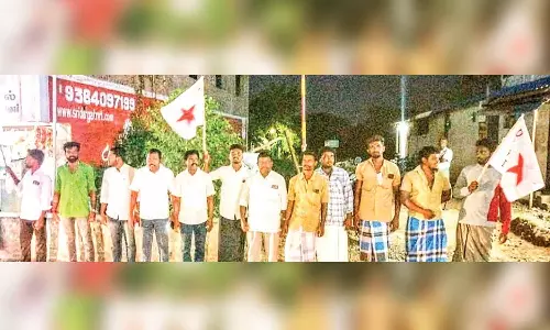 ஆலங்குடியில், வாலிபர் சங்கத்தினர் ஆர்ப்பாட்டம்