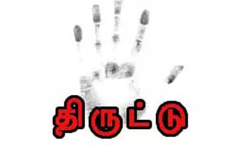 புளியம்பட்டி அருகே சி.சி.டி.வி. கடையின் பூட்டை உடைத்து திருட்டு