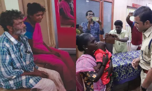 பஸ் நிலையத்தில் கடத்தப்பட்ட 4 மாத ஆண் குழந்தை கேரளாவில் மீட்பு: கணவன்-மனைவி கைது