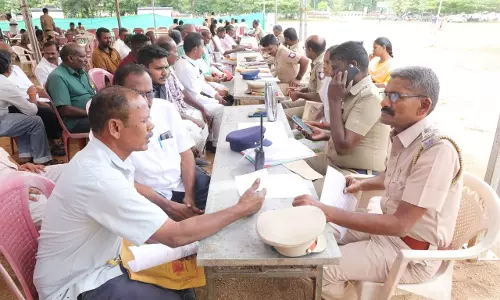 தருமபுரி எஸ்.பி. அலுவலகத்தில் நடந்த  முகாமில் 112 மனுக்கள் மீது உடனடி தீர்வு