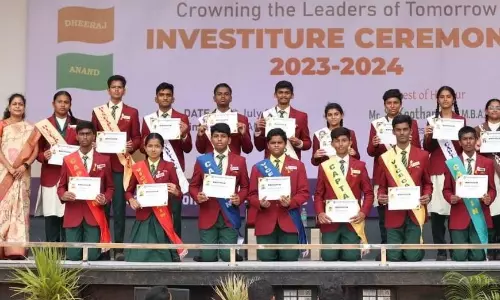 கிருஷ்ணகிரி வேளாங்கண்ணி சிபிஎஸ்இ பள்ளியில் மாணவ தலைமை பதவியேற்பு விழா