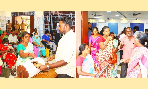 தொரப்பாடி அடுக்குமாடி குடியிருப்பில் மாற்றுத்திறனாளிகள் 8 பேருக்கு மட்டுமே வீடுகள் ஒதுக்கீடு