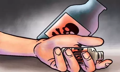 விஷம் குடித்து தொழிலாளி சாவு
