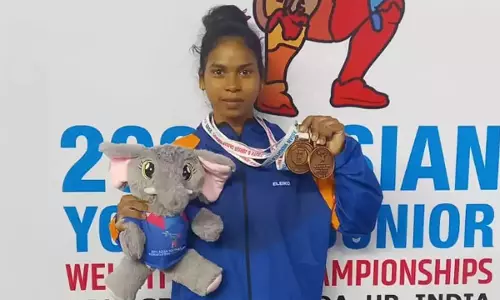 ஆசிய இளைஞர் மற்றும் ஜூனியர் பளுதூக்குதல் சாம்பியன்ஷிப் போட்டியில் சபர் ஜோஷ்னாவுக்கு வெண்கலம்