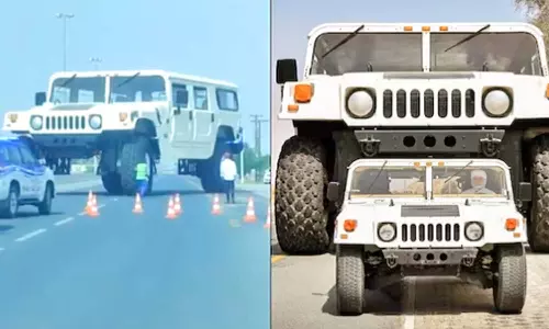 வைரலாகும் துபாய் ஷேக்கின் ஹம்மர் கார் வீடியோ