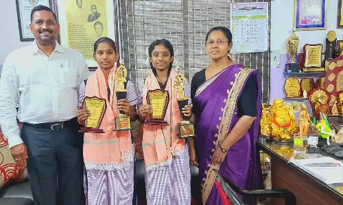 முத்துரத்தினம் அரங்கம் மேல்நிலைப்பள்ளி மாணவிகள் சாதனை