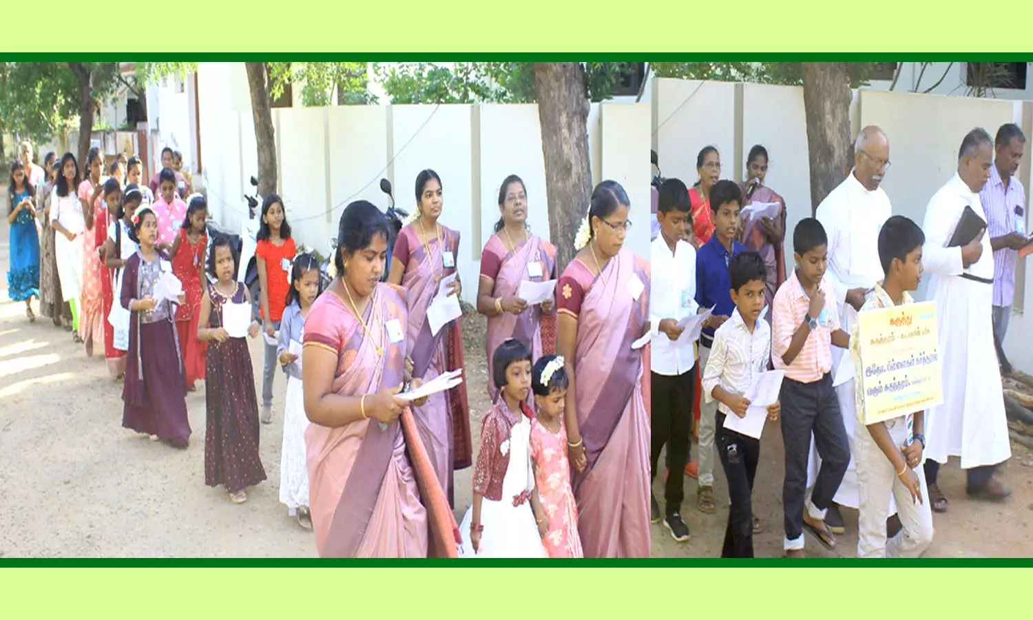 நெல்லை மாவட்டத்தில் சி.எஸ்.ஐ. தேவாலயங்களில் பாலர் ஞாயிறு பண்டிகை