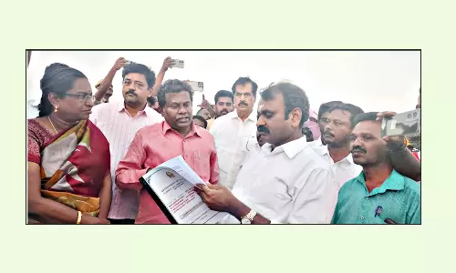 பாசி வளர்ப்பு பூங்கா அமைக்க மத்திய மந்திரி எல்.முருகன் ஆய்வு