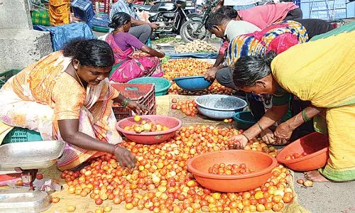 நாமக்கல்லில் இன்று ஒரு கிலோ தக்காளி ரூ.200-க்கு விற்பனை