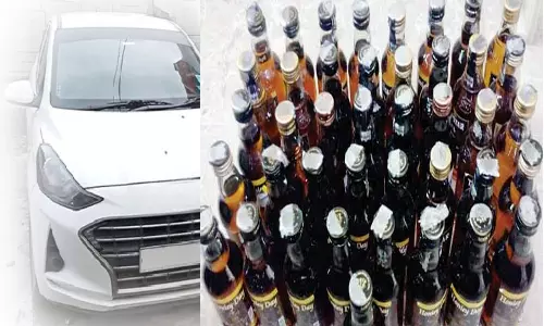 மது கடத்திய கார் பறிமுதல்