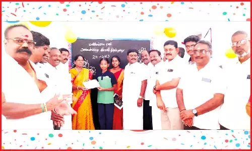 ரூ.8 லட்சத்தில் புதிய  அங்கன்வாடி மைய கட்டிடம்  திறப்பு விழா