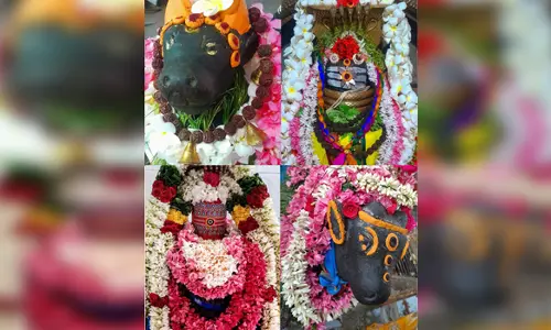 பரமத்தி வேலூர் சுற்று வட்டார பகுதிகளில்  சிவன் கோவிலில் பிரதோஷ வழிபாடு