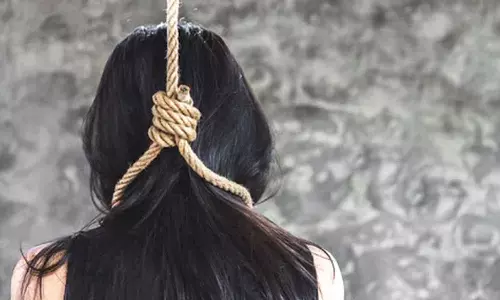 ஆடி மாதம் தாய் வீட்டுக்கு வந்த இளம்பெண் தற்கொலை