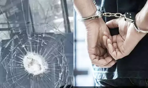 அரசு பஸ் மீது கல் வீசியதாக வாலிபர் கைது