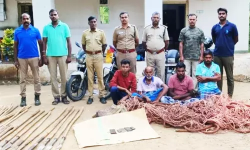 வனவிலங்குகளை வேட்டையாட முயன்ற 4 பேருக்கு ரூ.1 லட்சம் அபராதம்