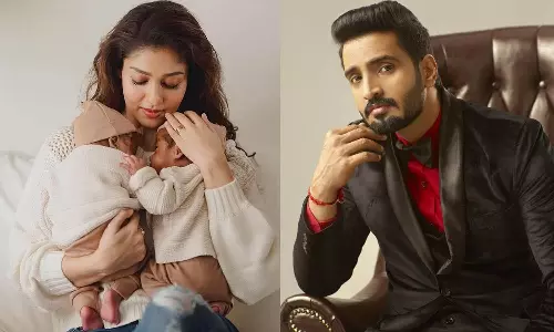 நயன்தாரா குழந்தைகளுக்கு என் மடியில் வைத்து தான் காதுகுத்து -சந்தானம்