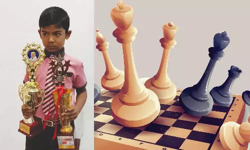 செஸ் போட்டியில் கலக்கும் 2-ம் வகுப்பு மாணவன்- சர்வதேச போட்டிகளில் பங்கேற்பது லட்சியம் என்கிறார்