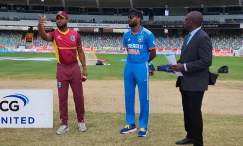 கடைசி ஒருநாள் போட்டி- டாஸ் வென்ற வெஸ்ட் இண்டீஸ் அணி பந்து வீச்சு தேர்வு